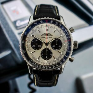 Breitling Navitimer B01 Chronograph 43mm AB0138241G1P1 | Black Alligator Strap